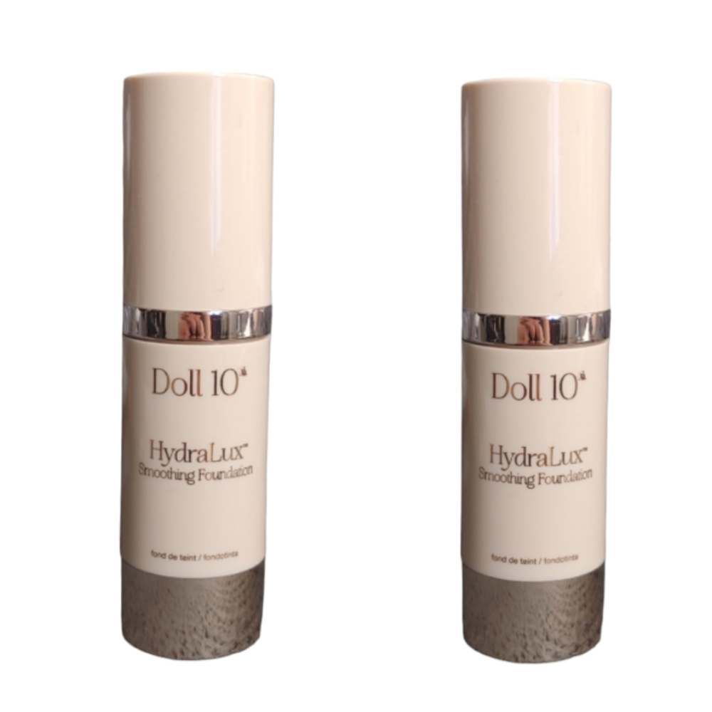 Pack of 2 New Doll 10 Hydralux Smoothing Foundation Medium Shade 1 oz each